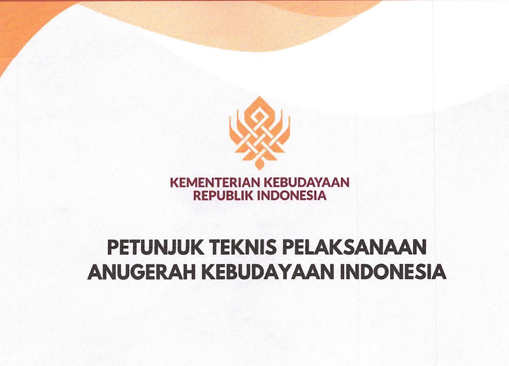 Petunjuk Teknis Pelaksanaan Anugerah Kebudayaan Indonesia 2025